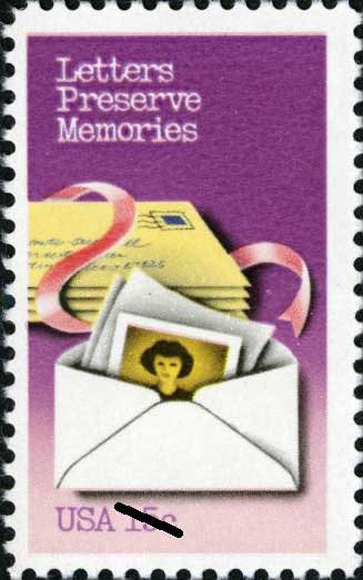 Letters Preserve Memories stamp