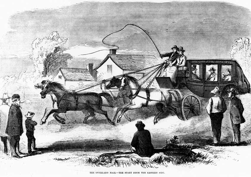 Overland Mail - The Start from the Eastern Side 