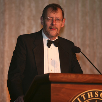 photo of Francis Kiddle at a podium