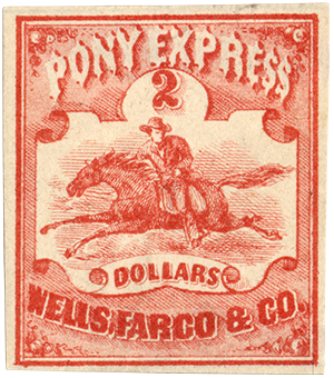 1860 Pony Express Mail National Postal Museum