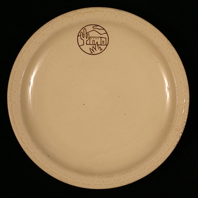 Fred Harvey Company Painted Desert Inn plate