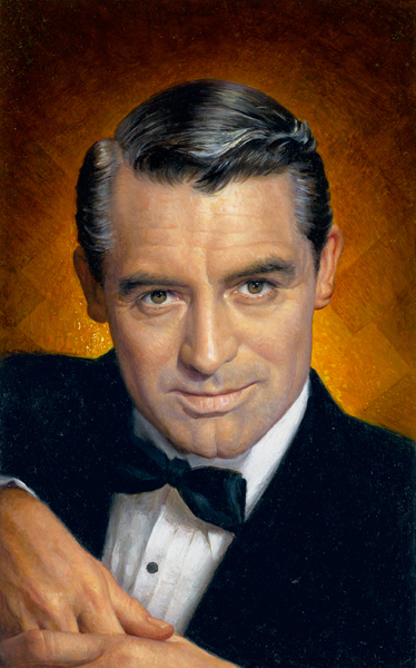 painting of Cary Grant