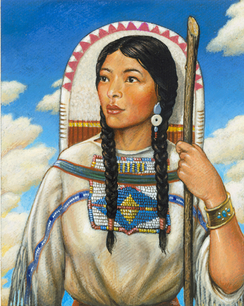 painting of Sacagawea