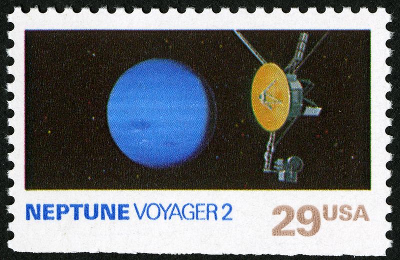Planet Neptune stamp