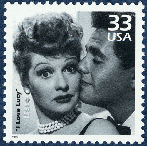 I Love Lucy stamp