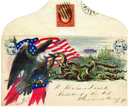A Lincoln patriotic cover