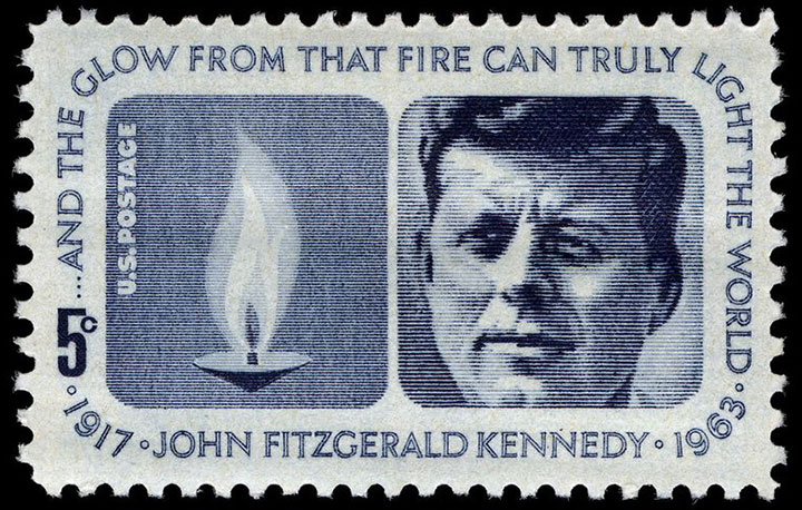 5-cent John F. Kennedy stamp, 1964