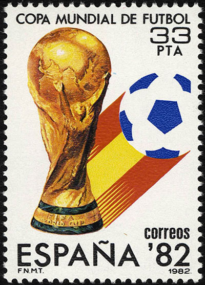 Spain, World Cup stamp, 1982