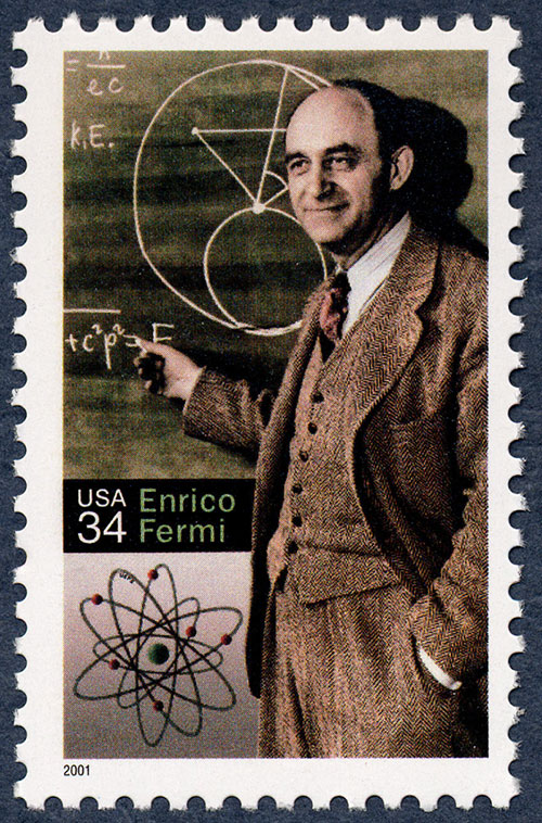 34-cent Enrico Fermi stamp