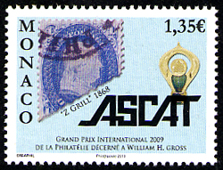 Monaco ASCAT stamp
