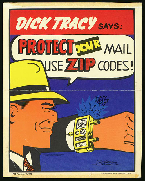 Dick Tracy ZIP Code poster