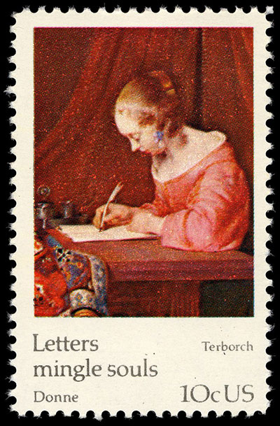 Letters Mingle Souls stamp