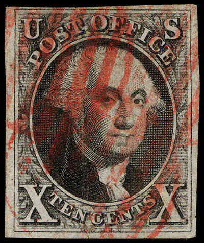 Ten cent Washington stamp