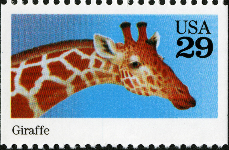 29-cent giraffe stamp