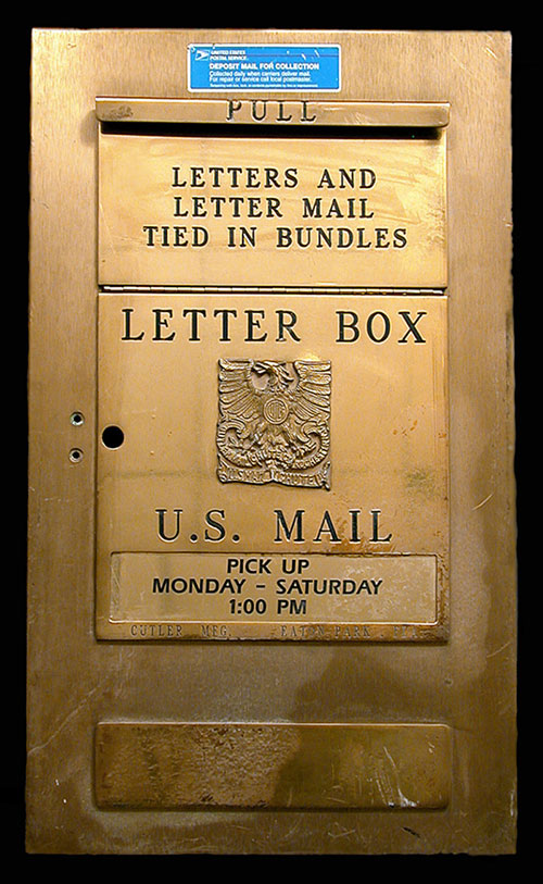 A Cutler mailbox
