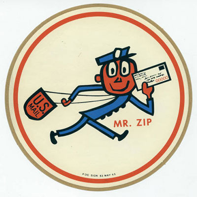 Mr. Zip badge