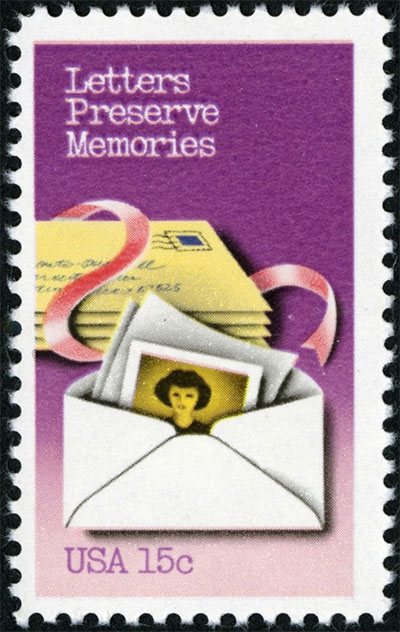 Letters Preserve Memories stamp