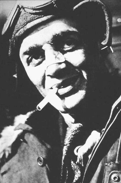 Jack Knight smoking a cigarette
