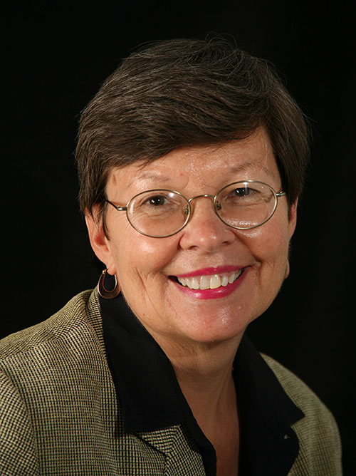 Janet Klug posing for a photograph