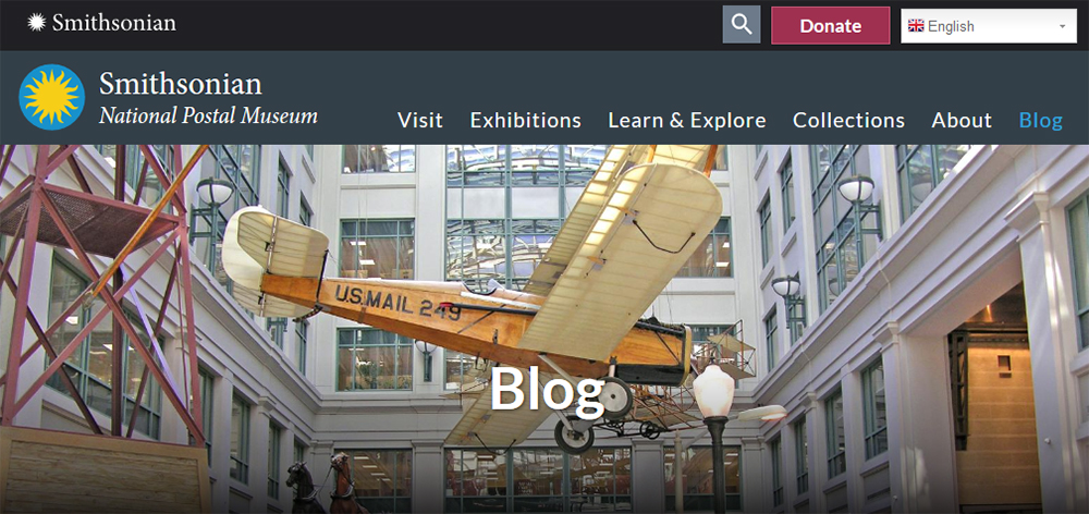 Blog screenshot