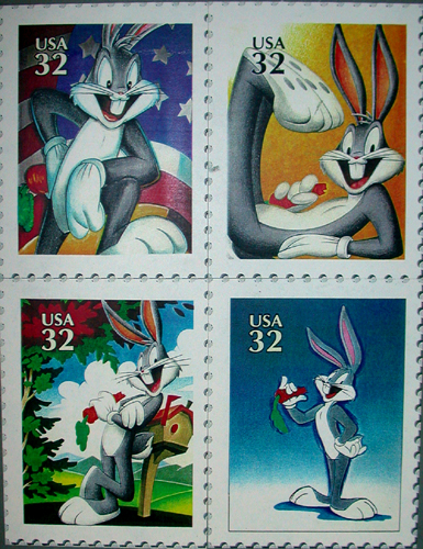 Bugs Bunny stamp sheet