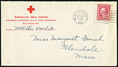 Fort McHenry Red Cross hospital cover