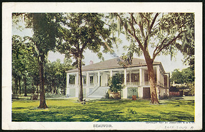 Back of postcard