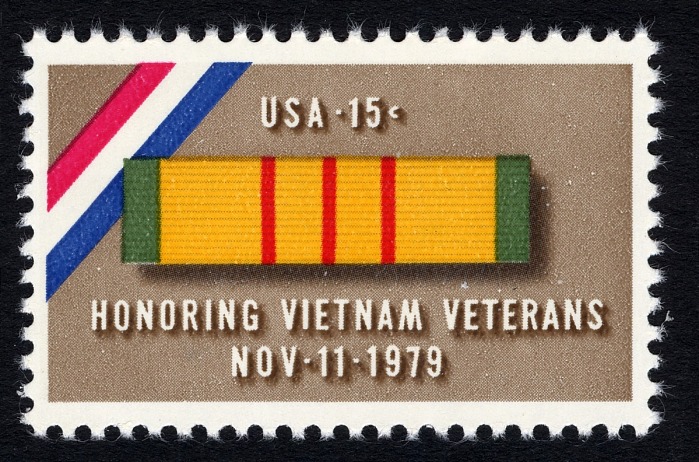 15 cent Honoring Vietnam Veterans stamp
