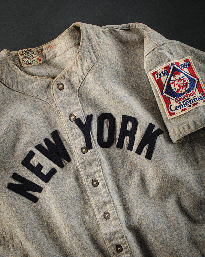 Lou Gehrig 1937 New York Yankees Road Jersey and 1939 New York