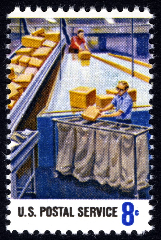 8 cent Parcel Post Sorting stamp