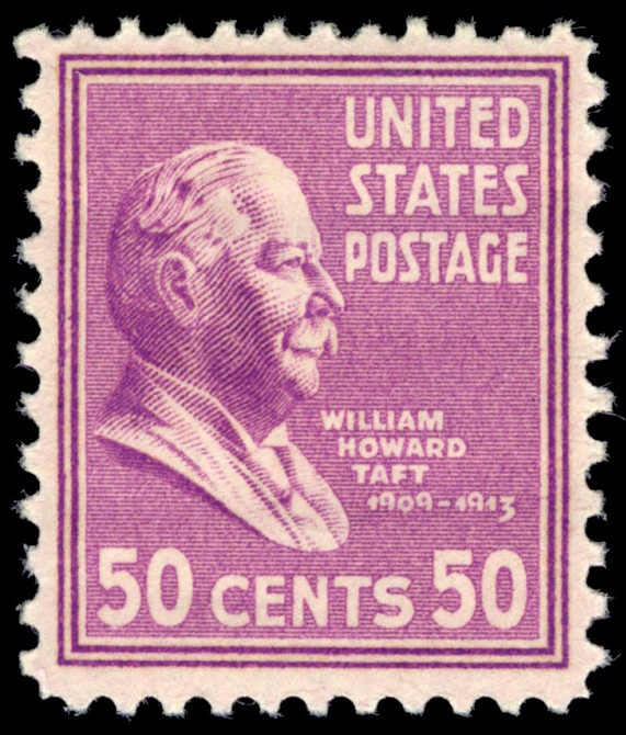 Sello William Howard Taft de 50 centavos