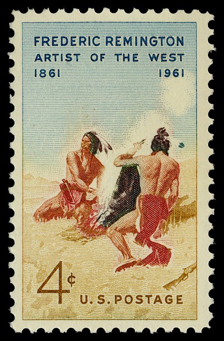 4-cent Frederic Remington stamp
