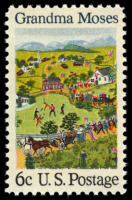6-cent Grandma Moses stamp