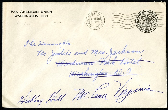 Diplomatic Penalty Mail cover