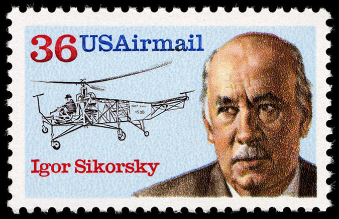 36-cent Igor Sikorsky stamp