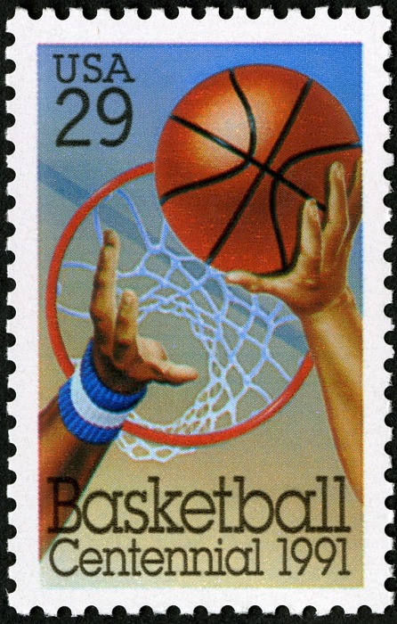 1961 James Naismith U.S. Postal stamp : r/basketballcards