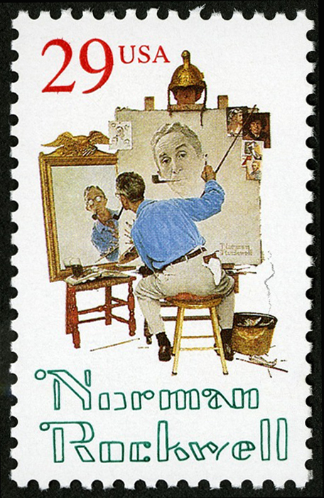 Le timbre Norman Rockwell à 29 cents