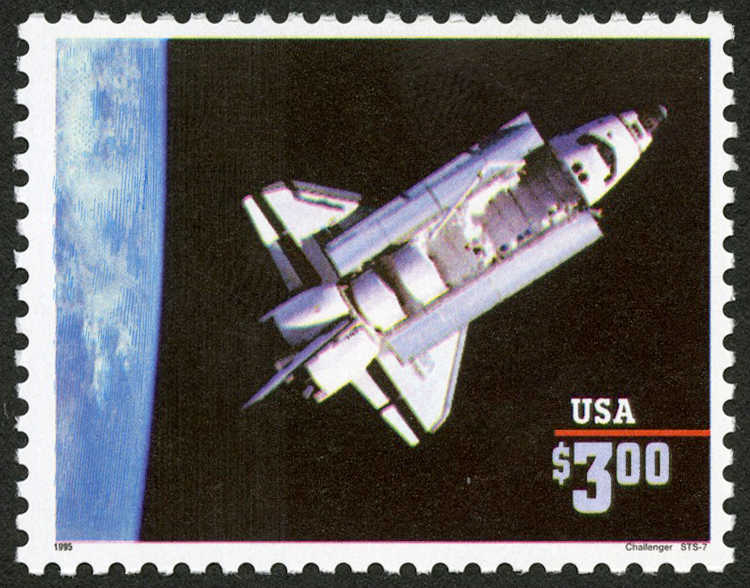 $3 Challenger stamp