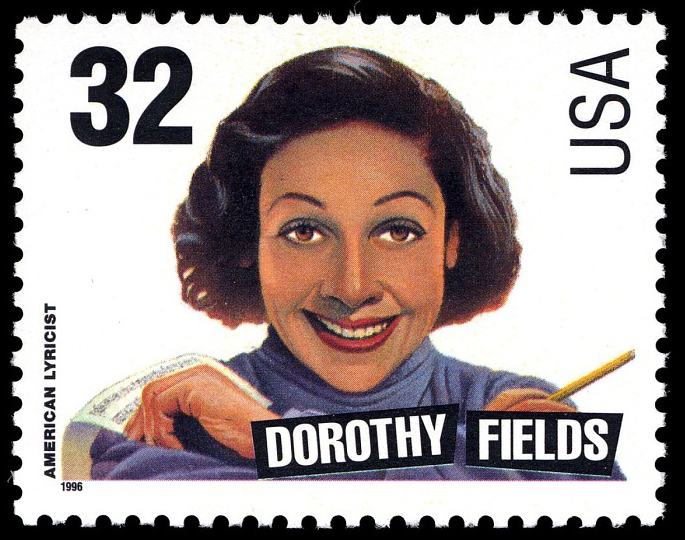 Sello de Dorothy Fields de 32 centavos