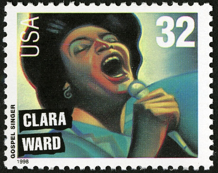 32-cent Clara Ward stamp