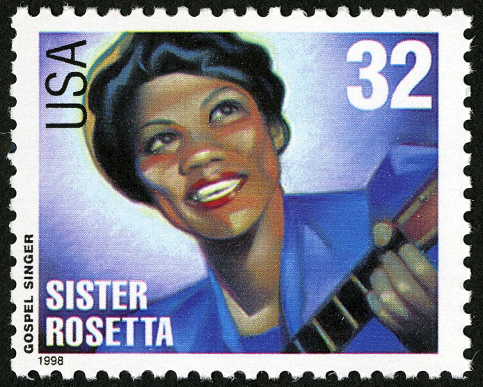 32-cent Rosetta Tharpe stamp