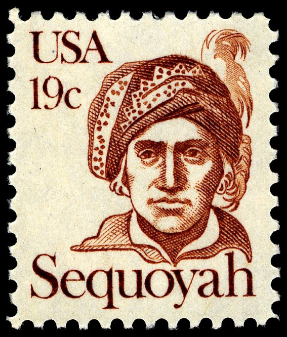 19-cent Sequoyah stamp