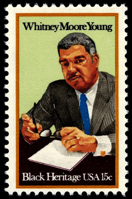 15-cent Whitney Moore Young stamp