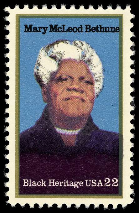 22-cent Mary McLeod Bethune stamp