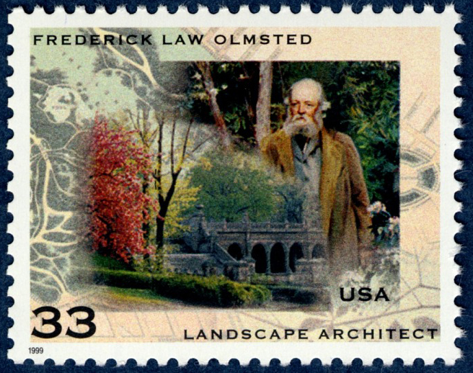 33-cent Frederick Law Olmsted stamp