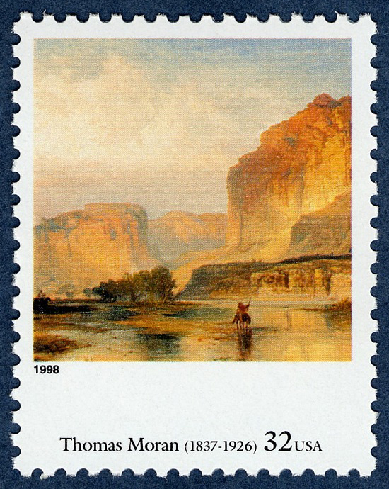 32-cent Green River Cliffs, Wyoming stamp