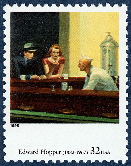 32-cent Nighthawks stamp