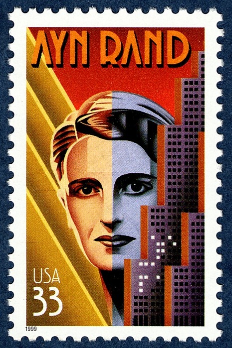 33-cent Ayn Rand stamp