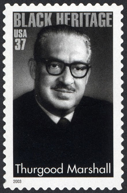 37-cent Thurgood Marshall stamp