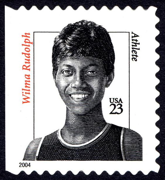 Sello Wilma Rudolph de 23 centavos